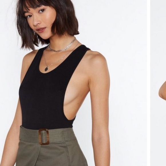 🌟 NWT side to side scoop bodysuit - Picture 3 of 4